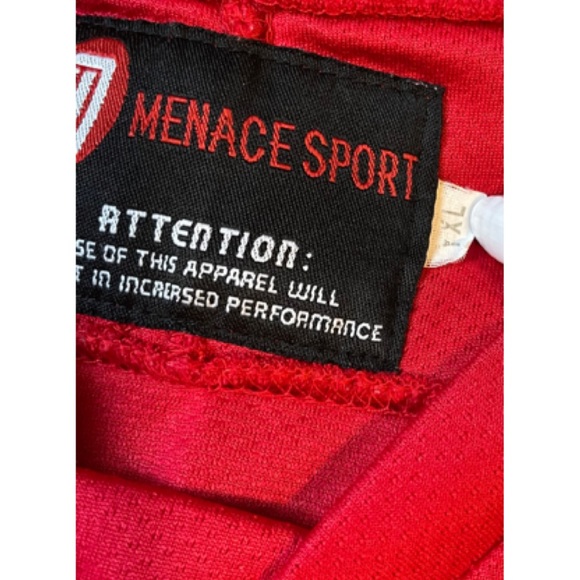 ✨Menace Sport NSHDC Red Hockey Jersey Youth XL - Picture 5 of 5